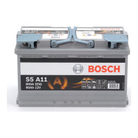 BOSCH Starterbatterie S5A AGM Start/Stop 80Ah