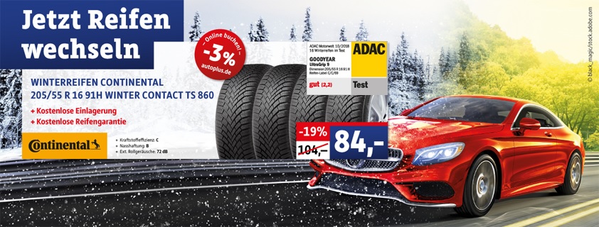 Jetzt auf Testsieger-Winterreifen wechseln