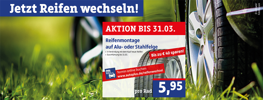 Jetzt Reifen wechseln