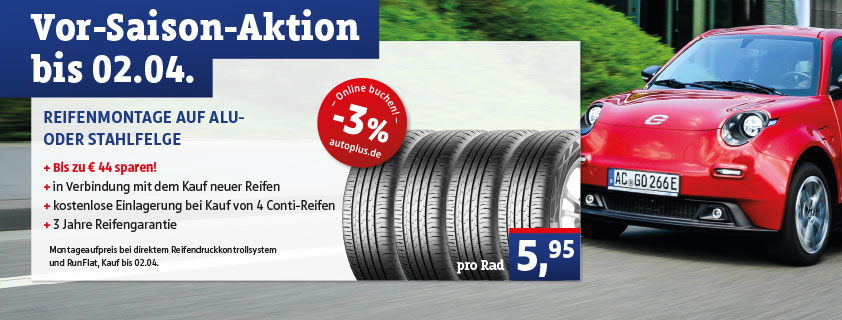 Vorsaisonaktion